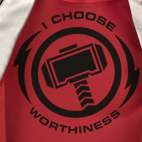 NWT: Marvel Avengers Superhero Thor Faux Leather Jacket by Her Universe - Picture 3 of 6